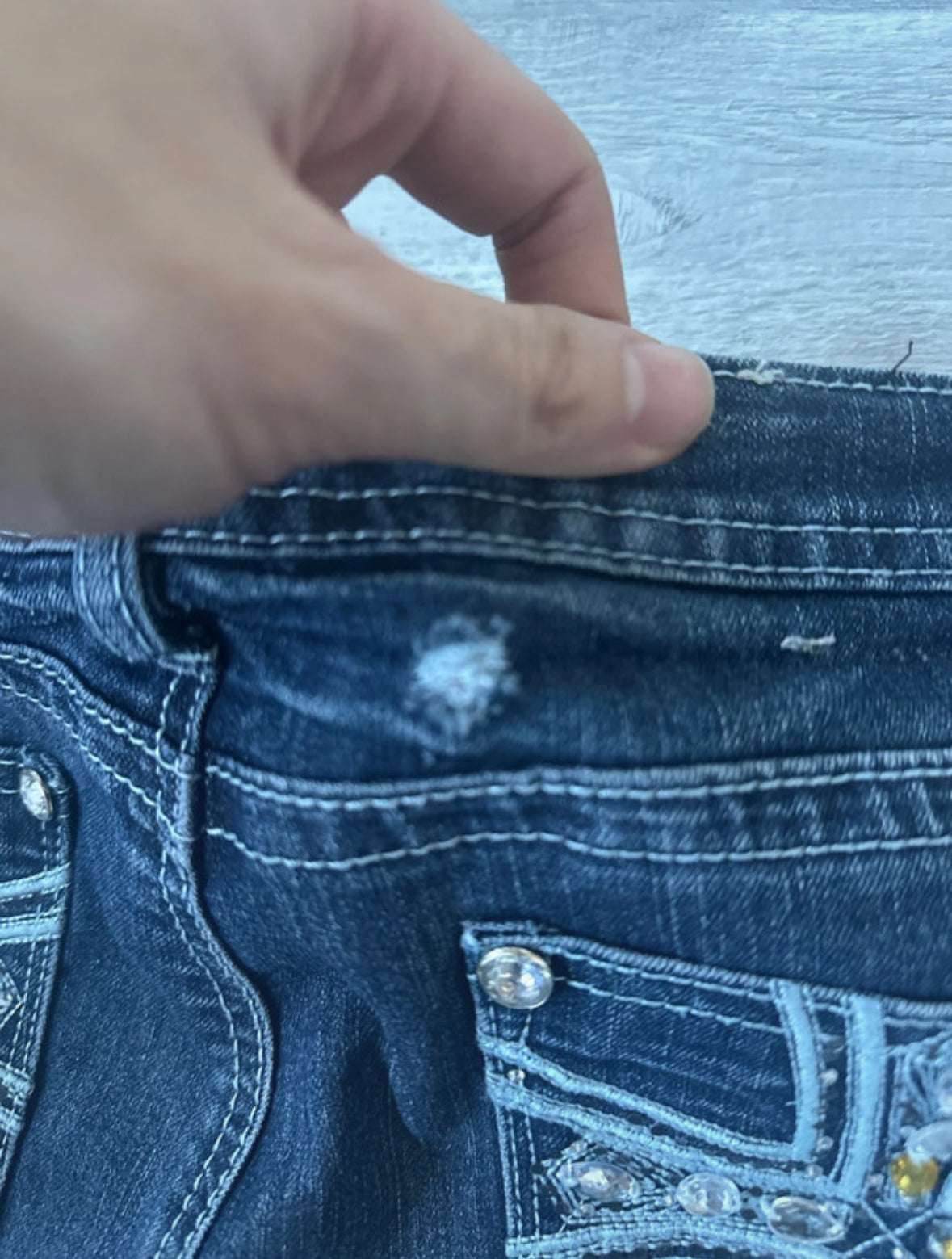 Low Waist Damen Jeans 5.6(5)