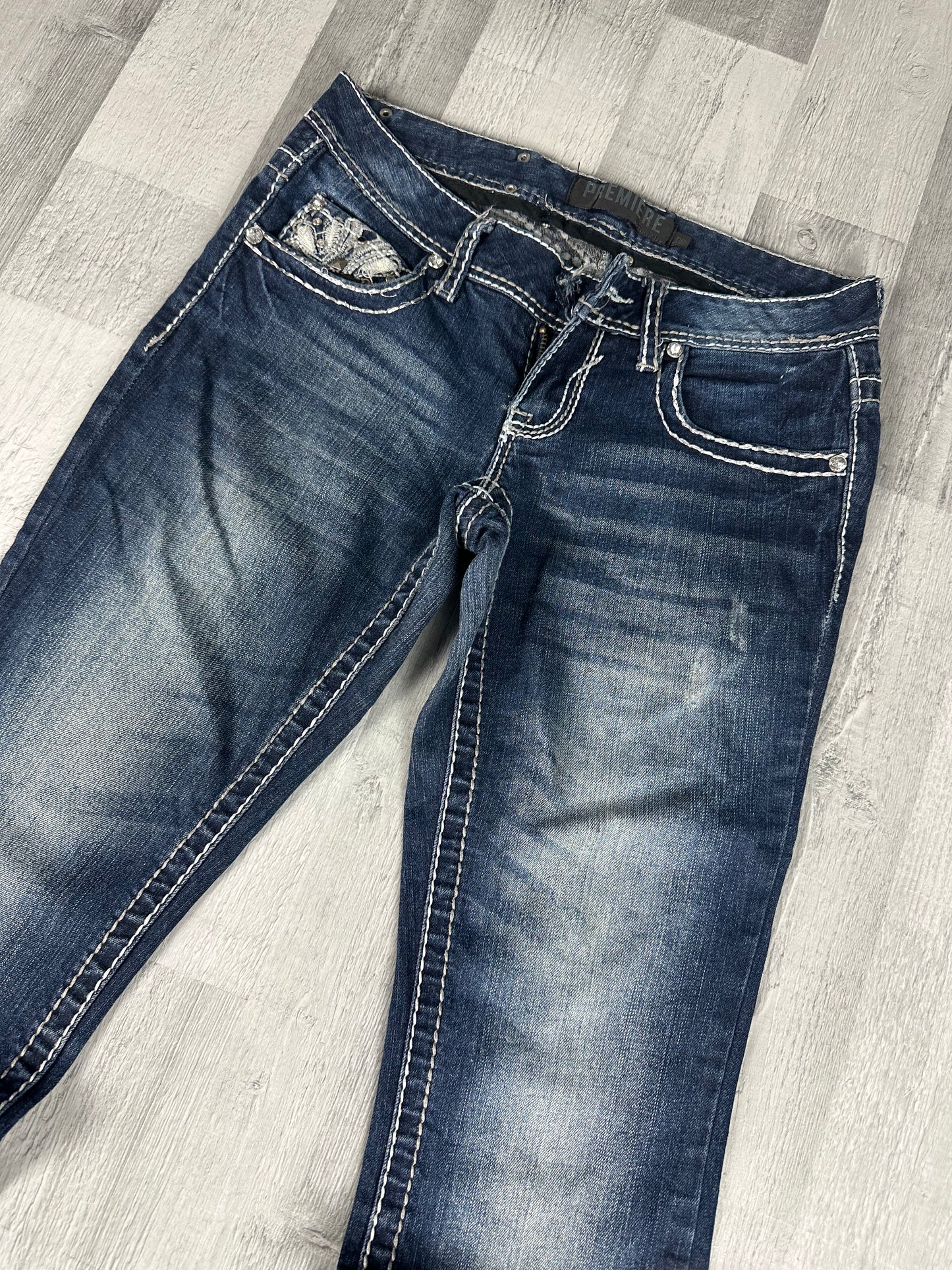 Low Waist Damen Jeans 5.6(8)