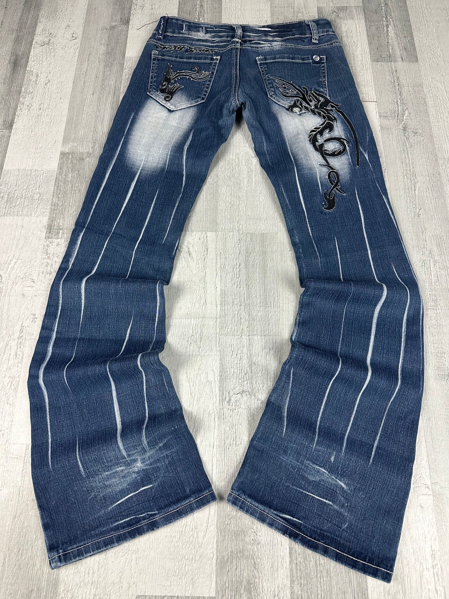 Low Waist Japanese Style Damen Jeans 5.6(9)