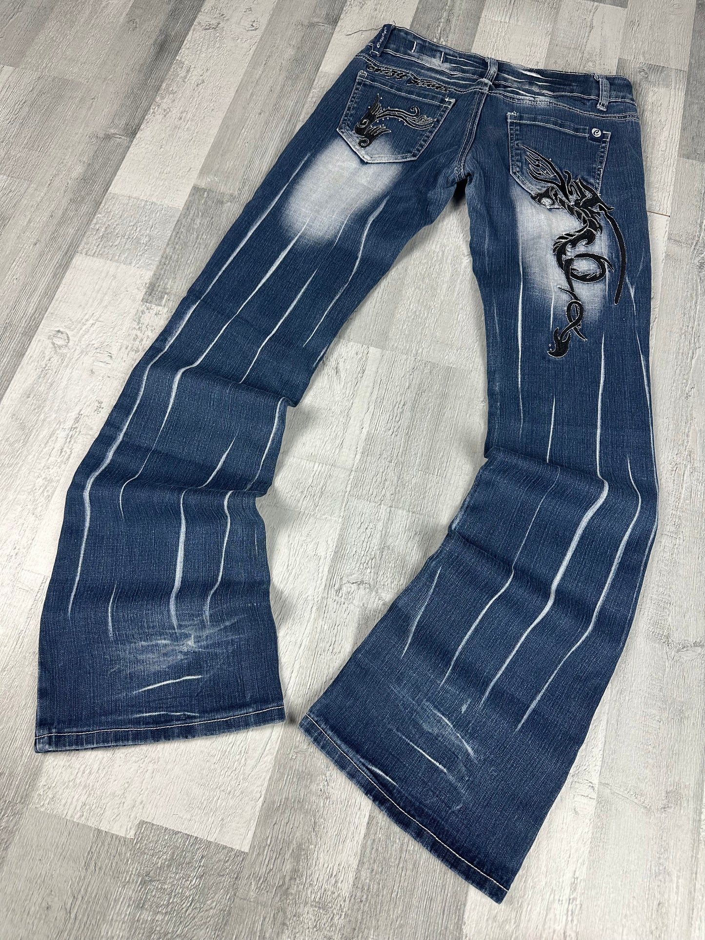 Low Waist Japanese Style Damen Jeans 5.6(9)