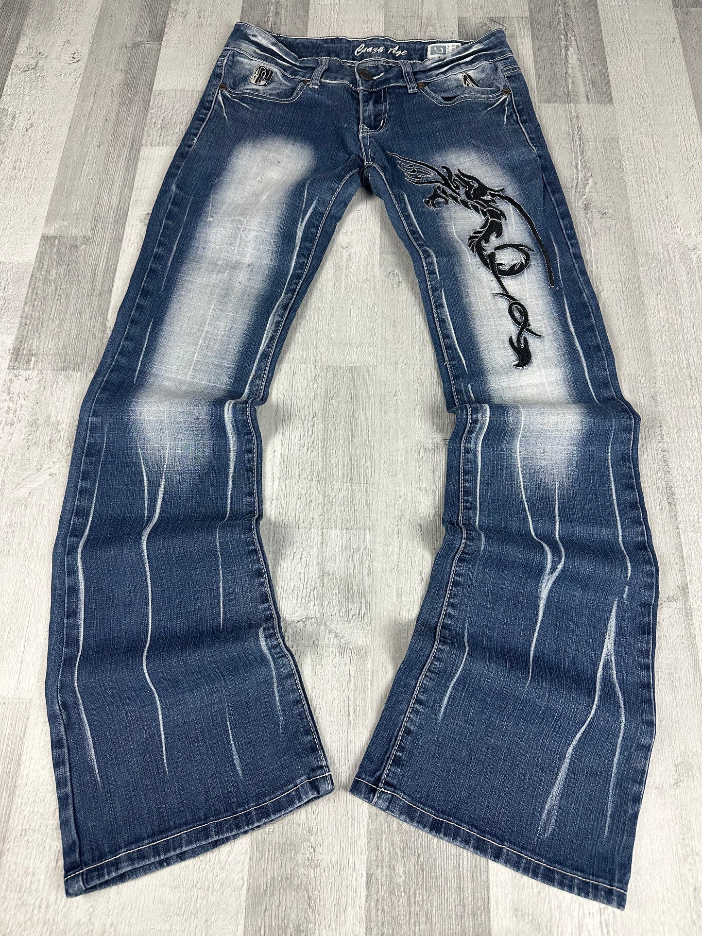 Low Waist Japanese Style Damen Jeans 5.6(9)