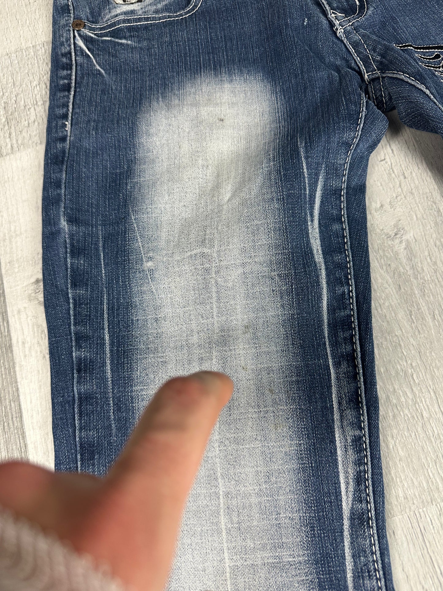 Low Waist Japanese Style Damen Jeans 5.6(9)